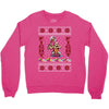 ugly sweater fight christmas t shirts Crewneck Sweatshirt