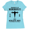 Property Of Honnouji Athletics Dept. Ladies Fitted T-Shirt