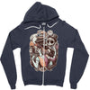 nightmare de los muertos Zipper Hoodie