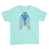 r2d2 typography Youth Tee