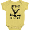 let's get blitzened Baby Bodysuit
