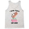 i speak fluent sarcazm Tank Top