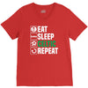 eat sleep celtic V-Neck Tee