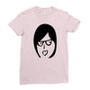 crazy girl Ladies Fitted T-Shirt
