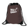 darth vader who's your daddy funny Drawstring Bags