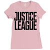 justice league Ladies Fitted T-Shirt