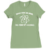 never trust an atom Ladies Fitted T-Shirt