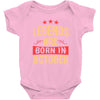 legends are born in october Baby Bodysuit