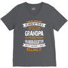 Super Cool Grandpa Of A Freaking Awesome Granddaughter V-Neck Tee