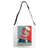 zombie poster, ideal birthday gift or present Adjustable Strap Totes