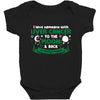 I Love Someone with Liver Cancer to The Moon and Back to Infinity Baby Bodysuit