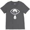 m83 midnight city eye design V-Neck Tee