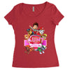 paw patrol birthday girl  aunt Women's Triblend Scoop T-shirt