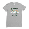 happy to see you Ladies Fitted T-Shirt