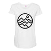 mountain bold (for light) Maternity Scoop Neck T-shirt