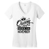 Queens Are Born In November Women's V-Neck T-Shirt