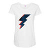Srar Bolt Maternity Scoop Neck T-shirt