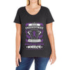 Never Underestimate The Strength Of A Gynecologic Cancer Warrior Ladies Curvy T-Shirt