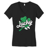 Lucky Irish Baby Women's V-Neck T-Shirt
