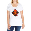 3d skull squad Ladies Curvy T-Shirt