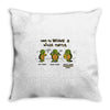 become a ninja turtle Throw Pillow