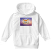 Orange cat Youth Hoodie