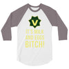 milk and eggs 3/4 Sleeve Shirt