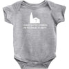 i can't go to church i'm allergic to nuts Baby Onesie