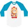brown bear 3/4 Sleeve Shirt