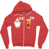 my gut my choice Zipper Hoodie