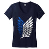 Attack On Titan Women's V-Neck T-Shirt