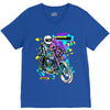 pop biker V-Neck Tee
