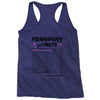 February Girl Facts Aquarius Racerback Tank