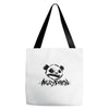 angry panda Tote Bags
