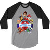paw patrol birtday boy 3/4 Sleeve Shirt