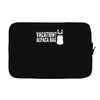 vacation alpaca bag animal humor funny Laptop sleeve