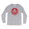 red skull logo avengers marvel comics gift Long Sleeve Shirts