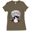 kakashi Ladies Fitted T-Shirt
