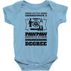 Never Underestimate A Pawpaw With An Engineer Degree Baby Onesie