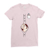 Peek a Boo with Pocket Baby Boy Ladies Fitted T-Shirt