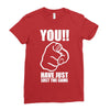 you have just lost the game  funny computer internet humour Ladies Fitted T-Shirt