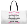 Dear Daddy, Thanks for Being my Dad Baby Boy Letter to Father Weekender Totes