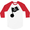 music pirate 3/4 Sleeve Shirt