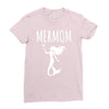 mermaid mom Ladies Fitted T-Shirt