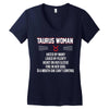 Taurus Woman Women's V-Neck T-Shirt