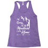 Going To The Mountains Is Going Home Racerback Tank