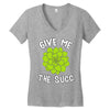 give me the succ Women's V-Neck T-Shirt