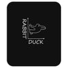 rabbit duck white Mousepad