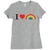 I Love Lgbt Ladies Fitted T-Shirt