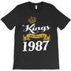 kings are born in 1987 T-Shirt